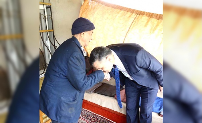 Çorum Valisi Mustafa Çiftçi, Kore gazisini ziyaret etti!